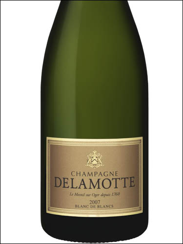 фото Champagne Delamotte Blanc de Blancs Millesime Шампанское Деламотт Блан де Блан Франция вино белое