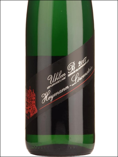 фото Heymann-Lowenstein Uhlen B Riesling GG Хейманн-Лёвенштайн Улен Б Рислинг Германия вино белое