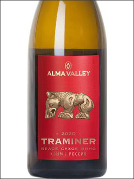 фото Alma Valley Traminer Альма Вэлли Траминер Россия вино белое