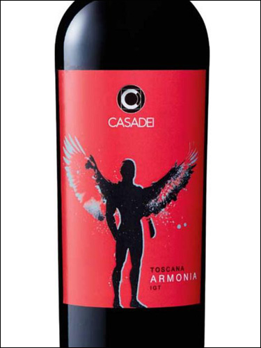 фото Casadei Armonia Toscana Rosso IGT Казадеи Армония Тоскана Россо Италия вино красное