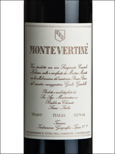 фото Montevertine Toscana Rosso IGT Монтевертине Тоскана Россо Италия вино красное