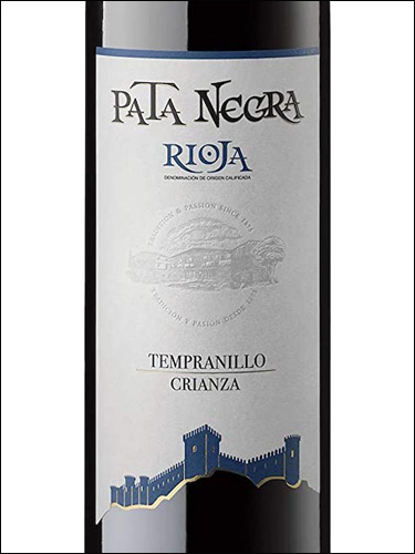 фото вино Pata Negra Tempranillo Crianza Rioja DOCa 