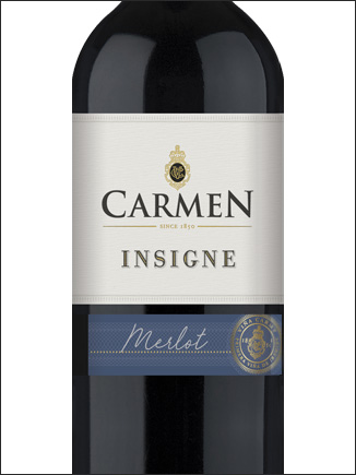 фото Carmen Insigne Merlot Кармен Инсигне Мерло Чили вино красное