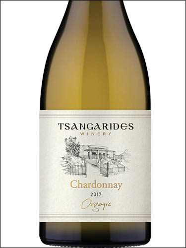 фото Tsangarides Winery Chardonnay Organic Цангаридес Вайнери Шардоне Органик Кипр вино белое
