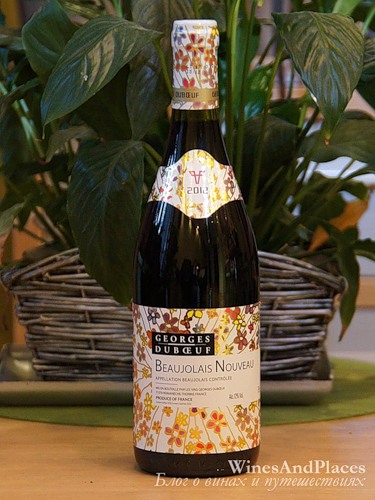 фото Georges Duboeuf Beaujolais Nouveau AOC Beaujolais Жорж Дюбеф Божоле Нуво Франция вино красное