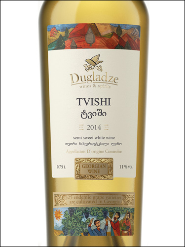 фото Dugladze Tvishi Дугладзе Твиши Грузия вино белое