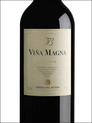 фото вино Dominio Basconcillos Vina Magna Reserva Ribera del Duero DO 