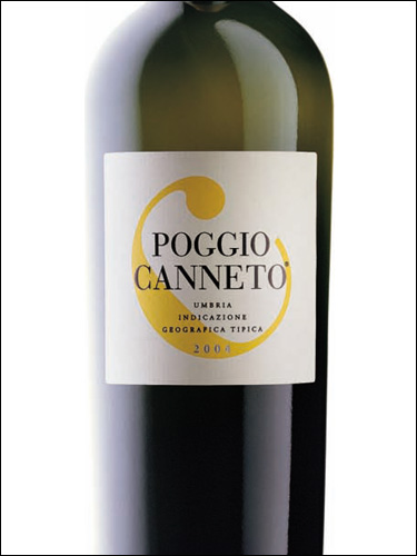 фото Poggio Canneto Umbria Bianco IGT Поджио Каннето Умбрия Бьянко Италия вино белое