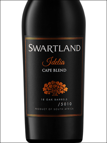 фото Swartland Idelia Cape Blend Свартланд Иделия Кейп Бленд ЮАР вино красное