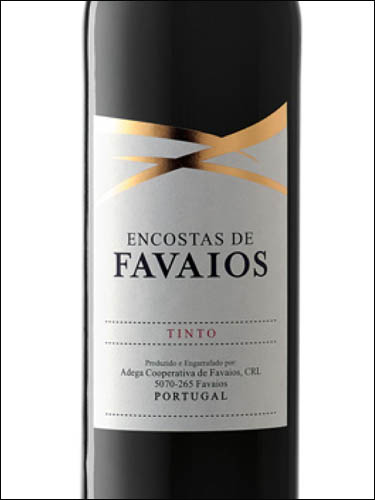фото Encostas de Favaios Tinto Vinho Regional Duriense Энкостас де Фавайуш Тинту ВР Дуриенсе Португалия вино красное