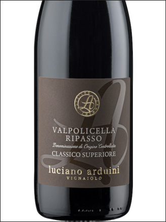 фото Luciano Arduini Valpolicella Classico Superiore Ripasso DOC Лучано Ардуини Вальполичелло Классико Супериоре Рипассо Италия вино красное