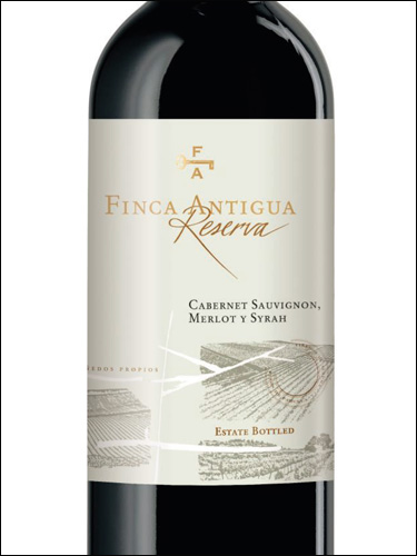 фото вино Finca Antigua Reserva La Mancha DO 