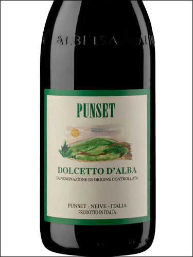фото Punset Dolcetto d’Alba DOC Пунсет Дольчетто д’Альба Италия вино красное