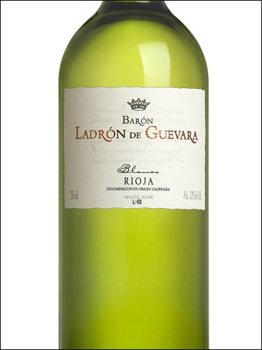 фото вино Baron Ladron de Guevara Malvasía Rioja DOC 