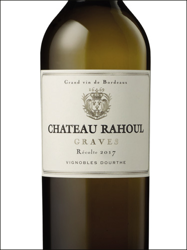 фото Chateau Rahoul Blanc Graves AOC Шато Рауль Блан Грав Франция вино белое