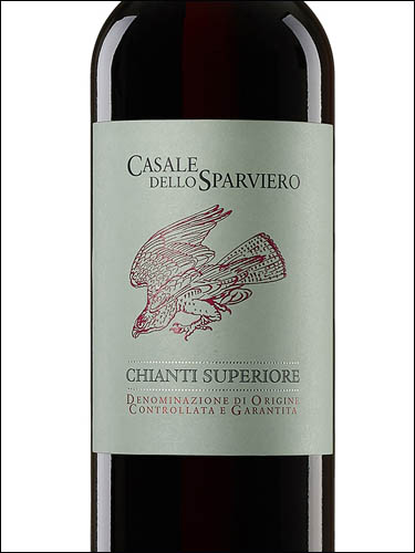 фото Casale dello Sparviero Chianti Superiore DOCG Казале делло Спарвиеро Кьянти Супериоре Италия вино красное