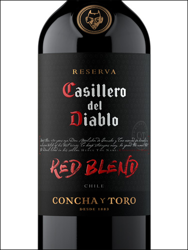 фото Casillero del Diablo Reserva Red Blend Казильеро дель Дьябло Резерва Ред Бленд Чили вино красное