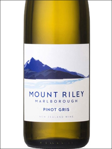 фото Mount Riley Pinot Gris Marlborough Маунт Райли Пино Гри Мальборо Новая Зеландия вино белое