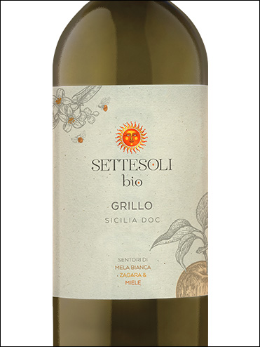 фото Settesoli Grillo Bio Sicilia DOC Сеттезоли Грилло Био Сицилия Италия вино белое