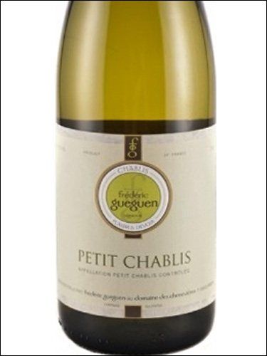 фото Domaine des Chenevieres Petit Chablis AOC Домен де Шеневьер Пти Шабли Франция вино белое
