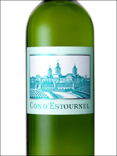 фото Cos d'Estournel Blanc Bordeaux AOC Кос д’Эстурнель Блан Бордо Франция вино белое