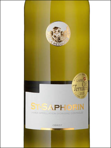 фото Obrist La Redoute Saint-Saphorin Lavaux AOC Обрист Ла Редут Сен-Сафорен Лаво Швейцария вино белое
