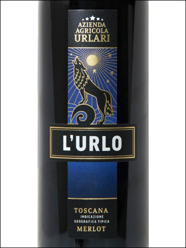 фото Azienda Agricola Urlari L'Urlo Toscana Merlot IGT Адзиенда Агрикола Урлари Ль'Урло Тоскана Мерло Италия вино красное