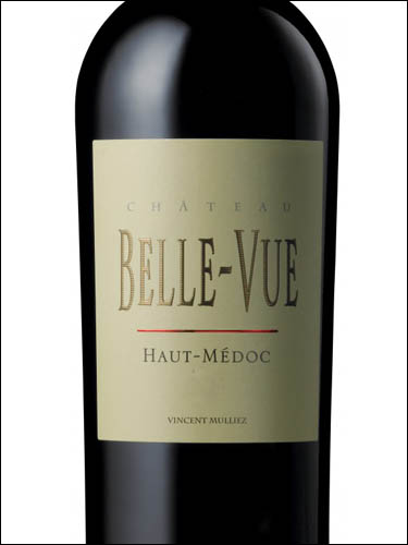 фото Chateau Belle-Vue Cru Bourgeois Haut-Medoc AOC Шато Бель-Вю Крю Буржуа О-Медок Франция вино красное