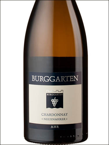 фото Burggarten Neuenahrer Chardonnay trocken Ahr Бурггартен Нойенарер Шардоне трокен Ар Германия вино белое