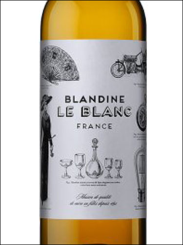 фото Blandine blanc Cotes de Gascogne IGP Бландин блан Кот де Гасконь Франция вино белое
