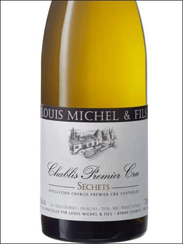 фото Louis Michel & Fils Secher Chablis Premier Cru AOC Луи Мишель & Фис Сеше Шабли Премье Крю Франция вино белое