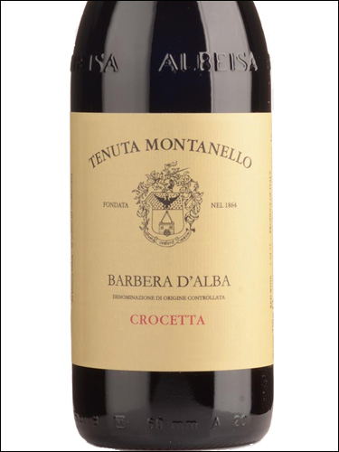 фото Tenuta Montanello Crocetta Barbera d'Alba DOC Тенута Монателло Крочетта Барбера д'Альба Италия вино красное