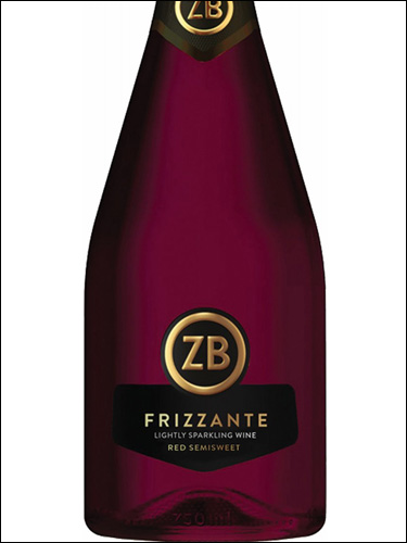 фото ZB Wine Frizzante Red Semisweet ЗБ Вайн Фриццанте Красное Полусладкое Россия вино красное