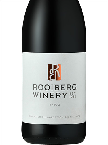 фото Rooiberg Winery Shiraz Ройберг Вайнери Шираз ЮАР вино красное