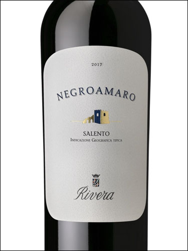 фото Rivera Negroamaro Salento IGT Ривера Негроамаро Саленто Италия вино красное