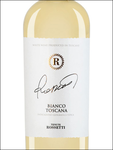 фото Tenute Rossetti Bianco Toscana IGT Тенуте Россетти Бьянко Тоскана Италия вино белое