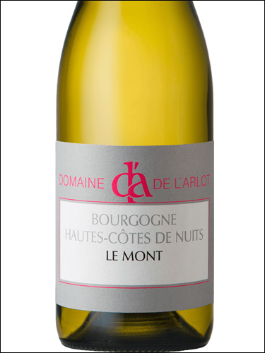 фото Domaine de l'Arlot Le Mont Bourgogne Hautes Cotes de Nuits Blanc AOC Домен де Л'Арло Ле Мон Бургонь От Кот де Нюи Блан Франция вино белое