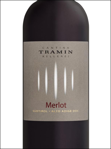 фото Tramin Merlot Alto Adige DOC Трамин Мерло Альто Адидже Италия вино красное