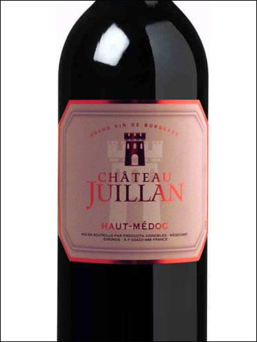 фото Chateau Juillan Haut-Medoc AOC Шато Жуйян О-Медок Франция вино красное