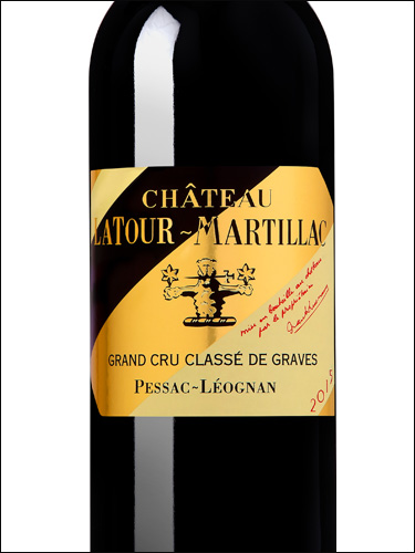 фото Chateau Latour-Martillac Rouge Grand Cru Classe de Graves Pessac-Leognan AOC Шато Латур-Мартийак Руж Пессак-Леоньян Франция вино красное