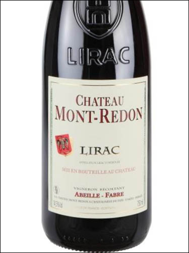 фото Chateau Mont-Redon Rouge Lirac AOP Шато Монт-Редон Руж Лирак Франция вино красное