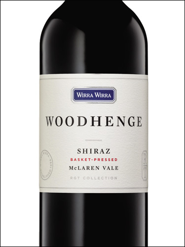 фото Wirra Wirra Woodhenge Shiraz McLaren Vale Вирра Вирра Вудэндж Шираз Долина Макларен Австралия вино красное