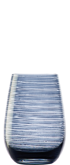 фото Stolzle Twister Smoky Blue бокал / стакан для минеральной воды