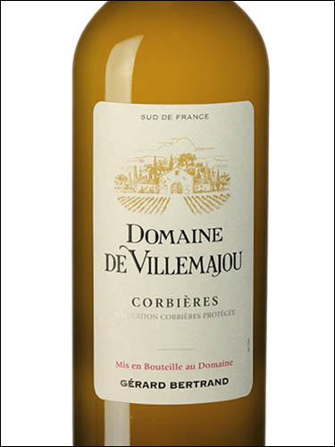 фото Gerard Bertrand Domaine de Villemajou Blanc Corbieres AOC Жерар Бертран Домен де Вильмажу Блан Корбьер Франция вино белое
