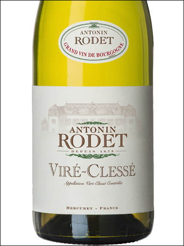 фото Antonin Rodet Vire-Clesse AOC Антонен Роде Вире-Клесе Франция вино белое