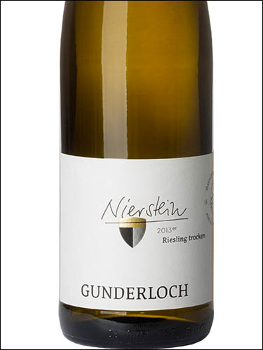 фото Gunderloch Nierstein Riesling trocken Гюндерлох Нирштайн Рислинг трокен Германия вино белое
