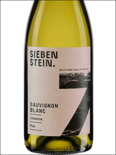 фото Sieben Stein Sauvignon Blanc Limestone Pfalz Зибен Штайн Совиньон Блан Лаймстон Пфальц Германия вино белое