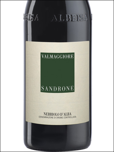 фото Sandrone Valmaggiore Nebbiolo d'Alba DOC Сандроне Вальмаджоре Неббиоло д'Альба Италия вино красное