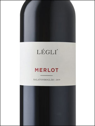 фото Legli Merlot Balatonboglar Легли Мерло Балатонбоглар Венгрия вино красное