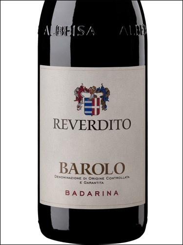 фото Reverdito Barolo Badarina DOCG Ревердито Бароло Бадарина Италия вино красное